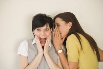 Gossip often plays a role in mobbing.
