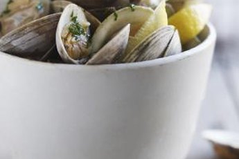 Fresh clams are a tasty source of B-12.