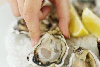 Oysters contain a high amount of zinc.