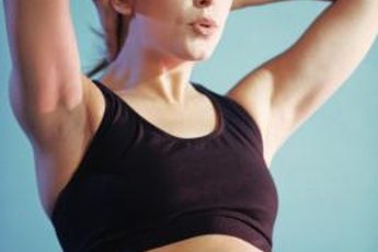 Crunches help build your core muscles.