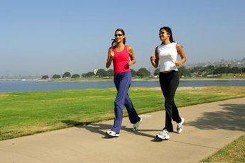 Jogging can reduce stomach fat.