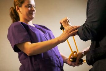 Use elastic bands to boost the strength of your wrists.