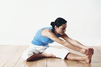 Strengthen and stretch legs with an at-home leg workout.