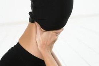 Support hips and shoulders for safe stretching.