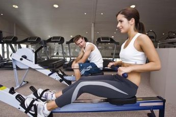 Low rows strengthen the lower back to help alleviate scoliosis pain.