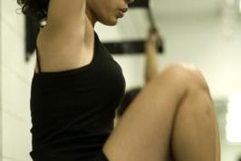 Leg raises help build those hard-to-work lower abs.