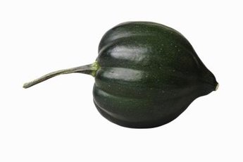 An acorn squash is a good source of carbs, fiber and other nutrients.
