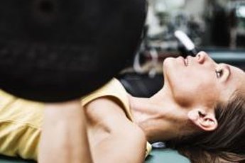 Bench presses can build and strengthen your chest.