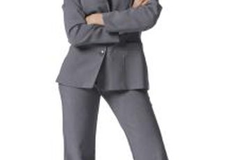 The right pantsuit has executive style.