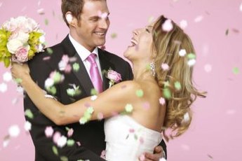 In some cases, the groom pays for the bride's bouquet.