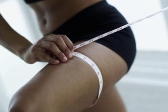 You can tone thighs with ankle weights.