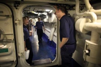 As a ship’s chief engineer, you're a department head on a merchant ship.