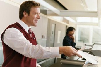 An airline reservation agent must often be versatile.