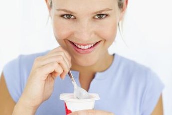 Yogurt contains probiotics, which are good bacteria that can help your digestive system.