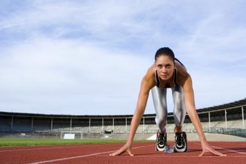 In the 100-meter straightaway, all athletes start before the same line.