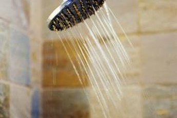 Your shower can serve as a mini-gym.
