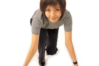 The bear crawl targets all of your major muscle groups.
