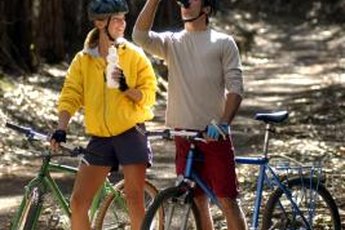 Staying hydrated is important on even a short, leisurely ride.