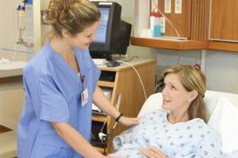 Obstetric technicians make sure all goes well in the delivery room.