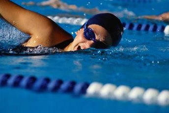 Learning the skill of breathing is key to swimming well.