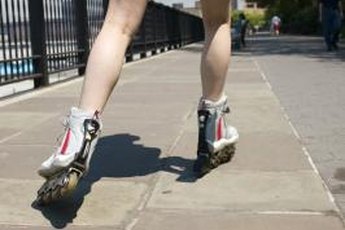 The slide board enhances the lateral movements used in skating.