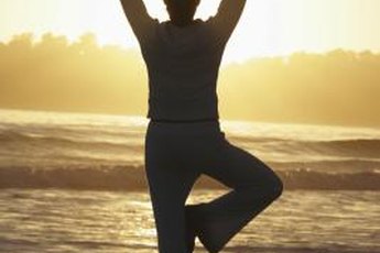 Yoga can help strengthen and tone flabby arms.