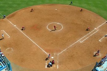 Strong infield defense is a key to softball success.