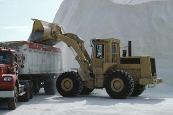Piles of road salt should be stored on an impermeable surface to reduce the risk of soil contamination.