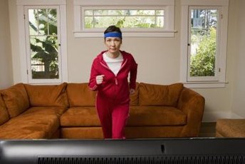 You can lose weight using "Walk Away the Pounds" videos.