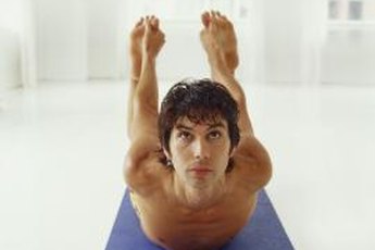 Bikram yoga is done in a heated room where sweating is inevitable.