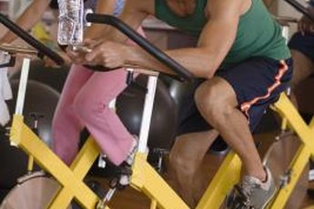 Exercise bikes provide an aerobic workout that burns calories and builds muscle.