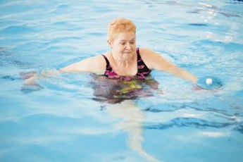 The safest place to use ankle weights is in the pool.