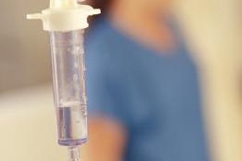 An IV is a standard tool in medical care.
