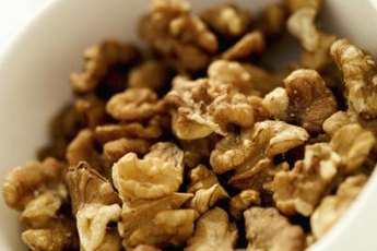 Walnuts are a concentrated source of calories and nutrients.