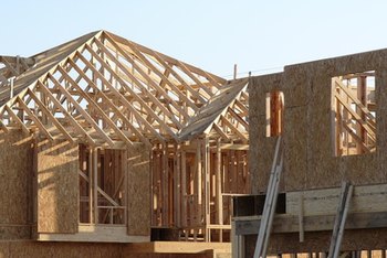 Image result for wood frame construction house