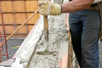 concrete water lime cure standing pour under mix pest completely even slab control ingredient ready ehow does footers getty