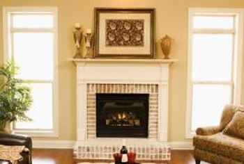 How To Update A Red Brick Fireplace Home Guides Sf Gate