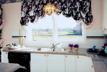 Over The Sink Window Treatment Home Guides Sf Gate