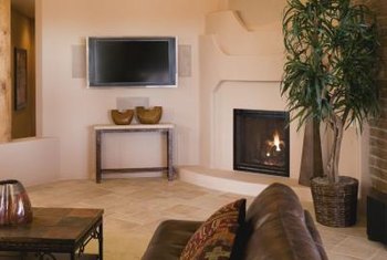 How To Design A Corner Fireplace With A Cathedral Ceiling