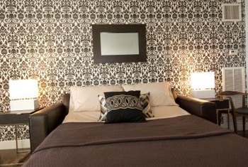 How To Decorate Using One Wallpapered Wall As An Accent