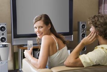 How To Get Speaker Wires Under The Carpet Home Guides Sf Gate Hiding Speaker Wire Beneath Carpet Is A Common Method Of Connecting Rear Surround Sound Speakers