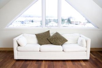 How To Make A Drapery For A Large Triangular Window Home Guides