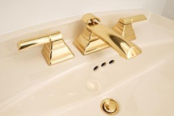 How To Fix A Brass Sink Drain That Is Tarnished From