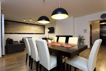 What Color Wood Floors Complement Black Stained Tables And Chairs