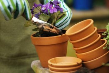 How To Cover Drainage Holes In Pots Home Guides Sf Gate Drainage Holes In Pots Screen Placed The Bottom Allows Water To Flow While Holding Soil Place