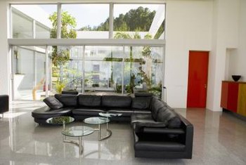 Image Result For Black Leather Sofa Grey Walls