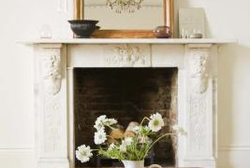 How To Decorate Above The Fireplace Using Mirrors Home Guides