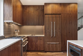 How to Make Stained Kitchen Cabinets Look Shiny Again ...