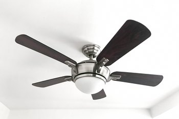 How To Install A Ceiling Fan With Black White Red Green