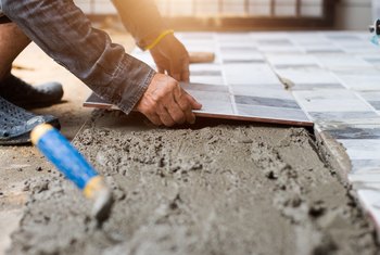 How to Prepare for Laying Tile Over a Concrete Floor ...